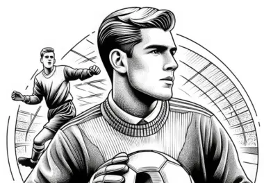 Kostenlose Malvorlage für Fußball
