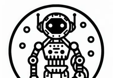 Futuristischer Roboter Ausmalbild Einfach Gratis
