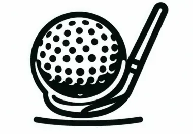 Golfball Ausmalbild Einfach Kostenlos