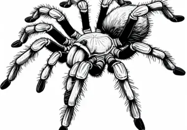 Goliath Vogelspinne Theraphosa Blondi Ausmalbild Gratis