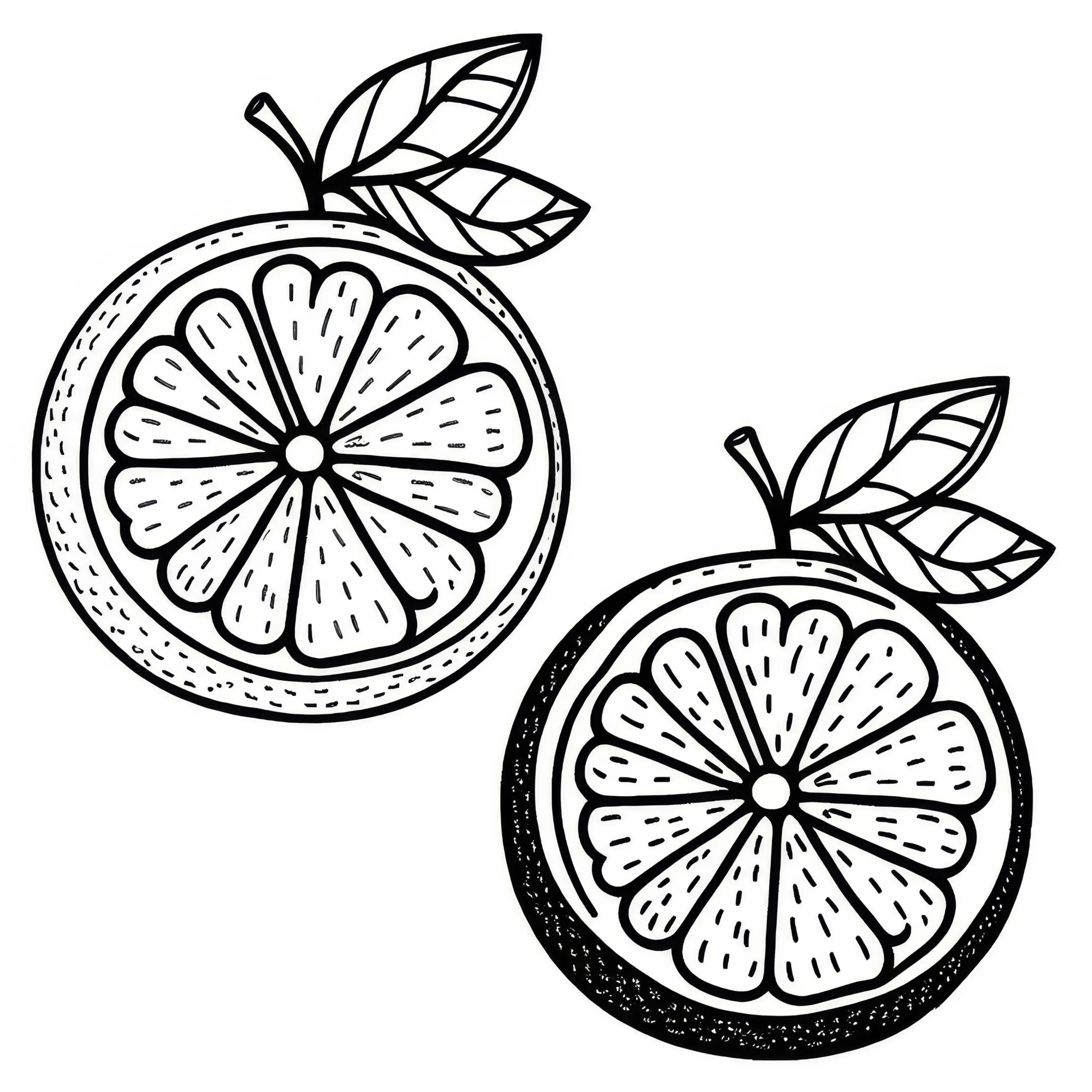 Grapefruit Malvorlage Kostenlos: Hol dir dein Ausmalbild
