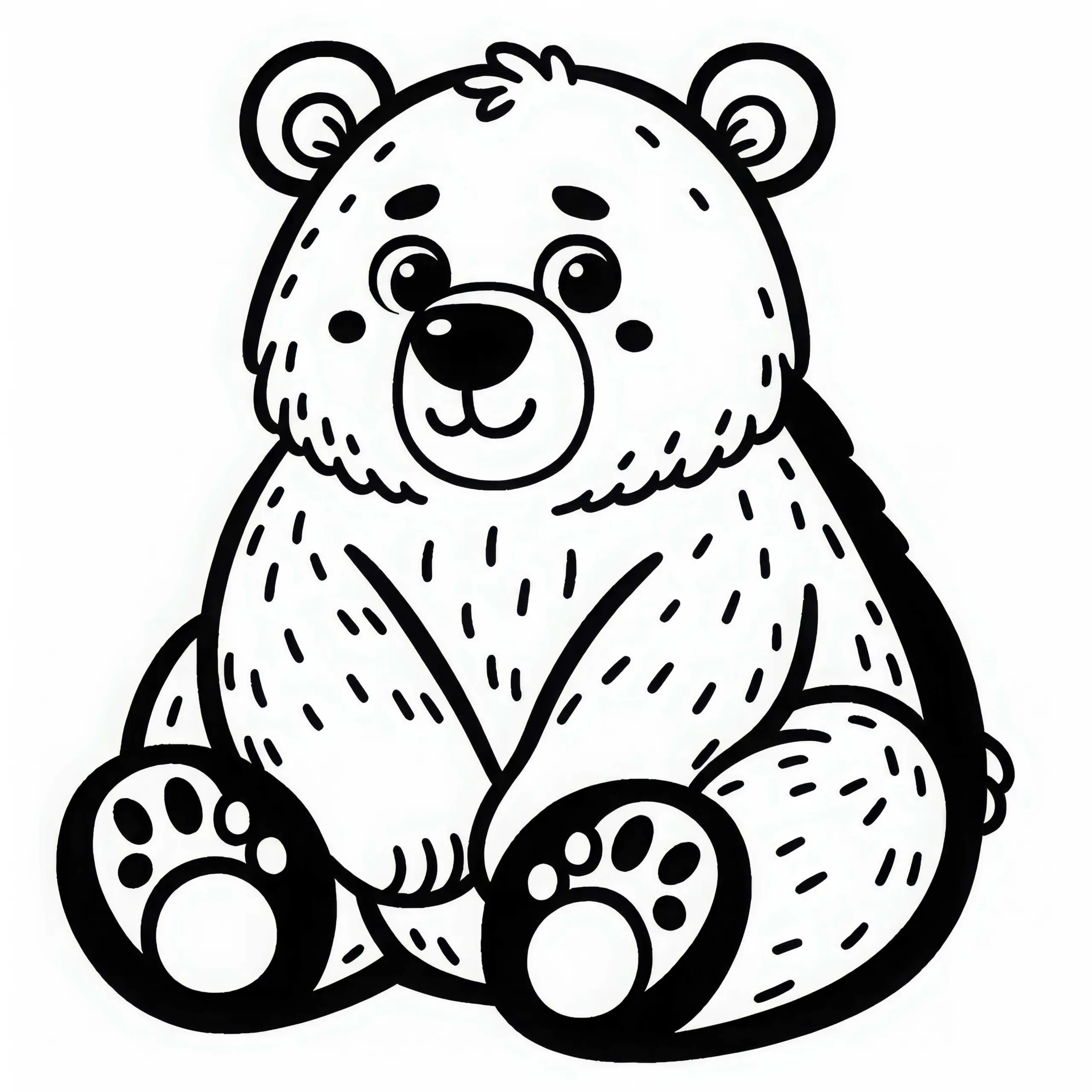 Grizzly Ausmalbild Einfach Kostenlos