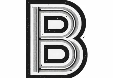 Kostenlose Malvorlage: Großbuchstabe B