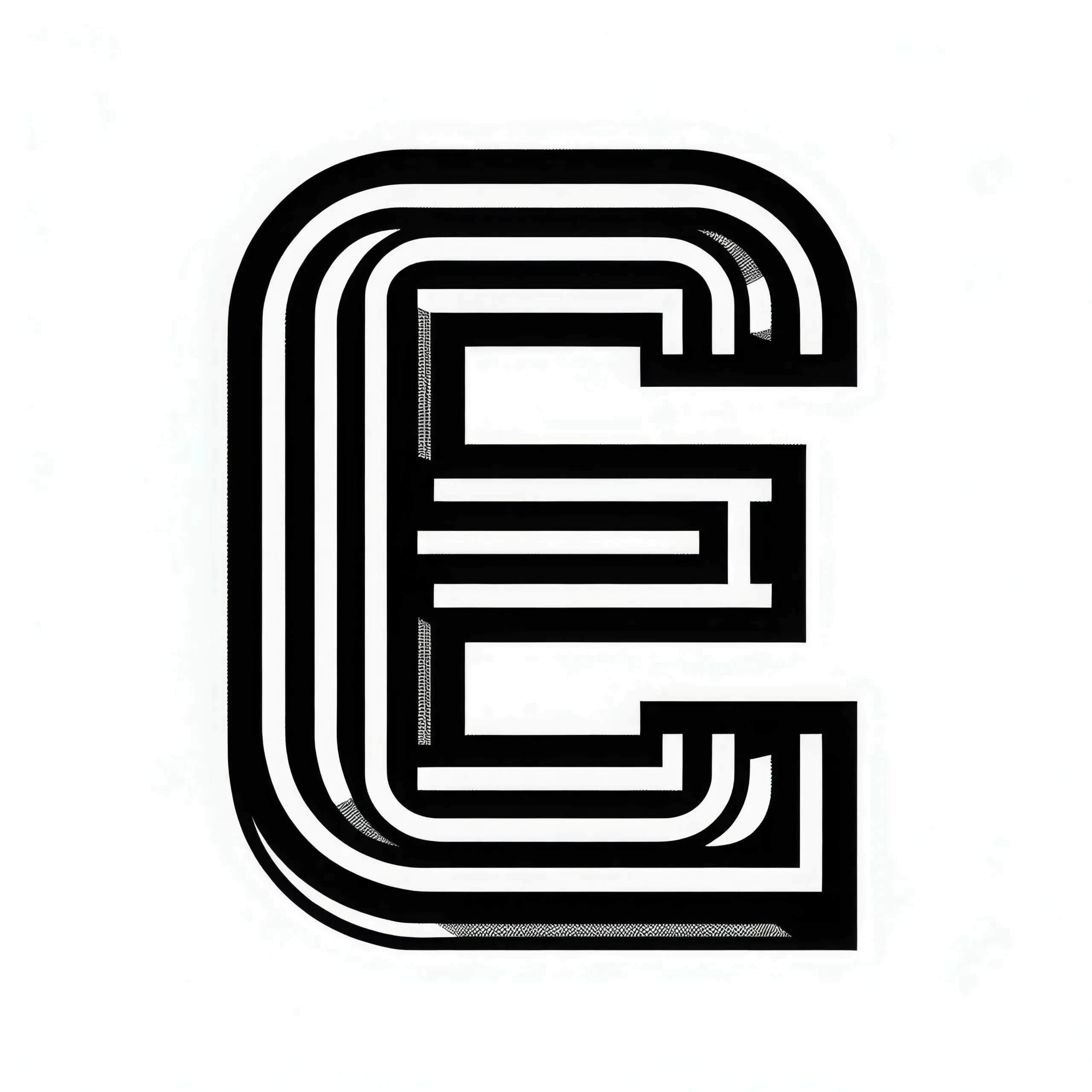 Große Buchstaben Ausmalvorlage Kostenlos (Ausmalbild)