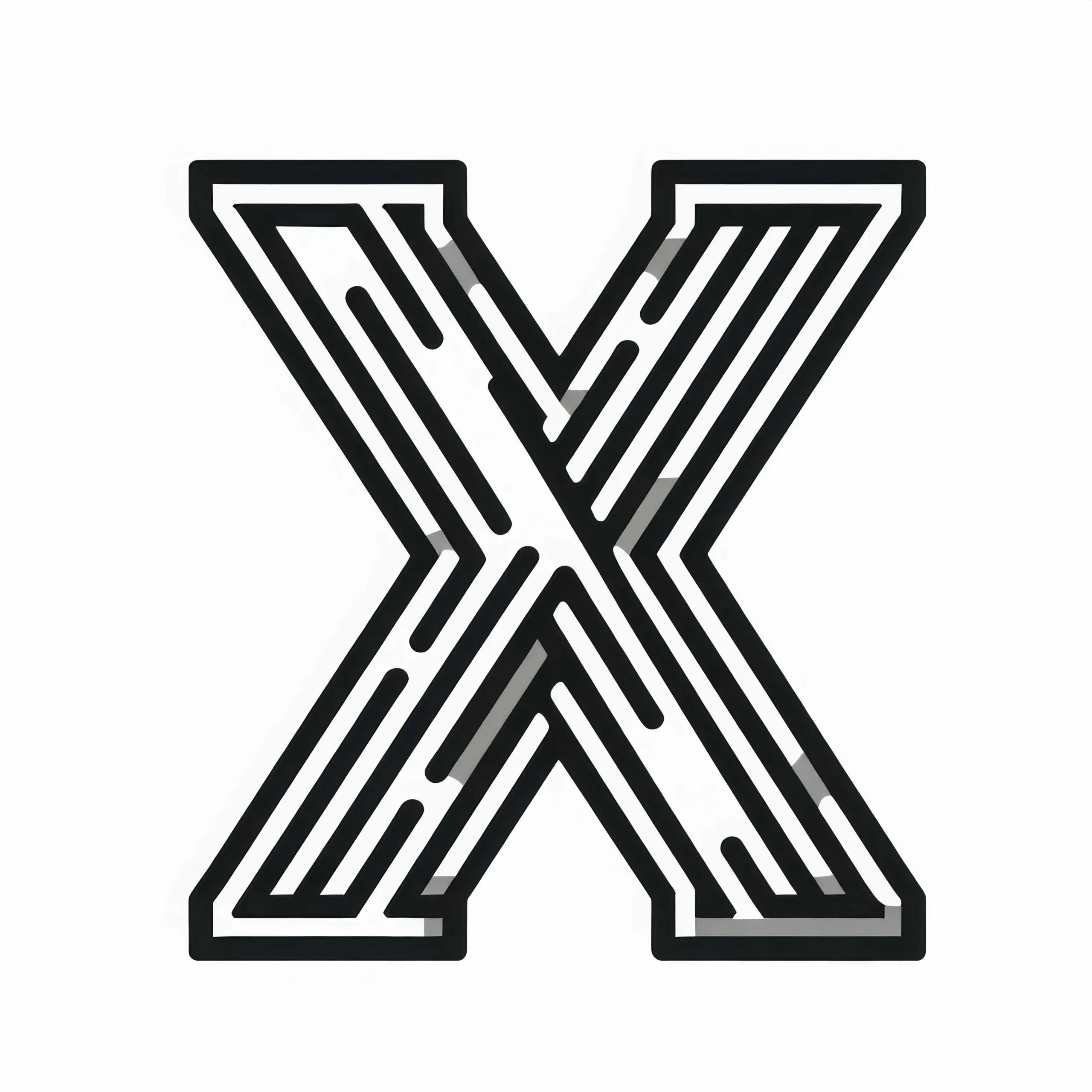 Großbuchstabe X Ausmalbild Kostenlos Zum Download
