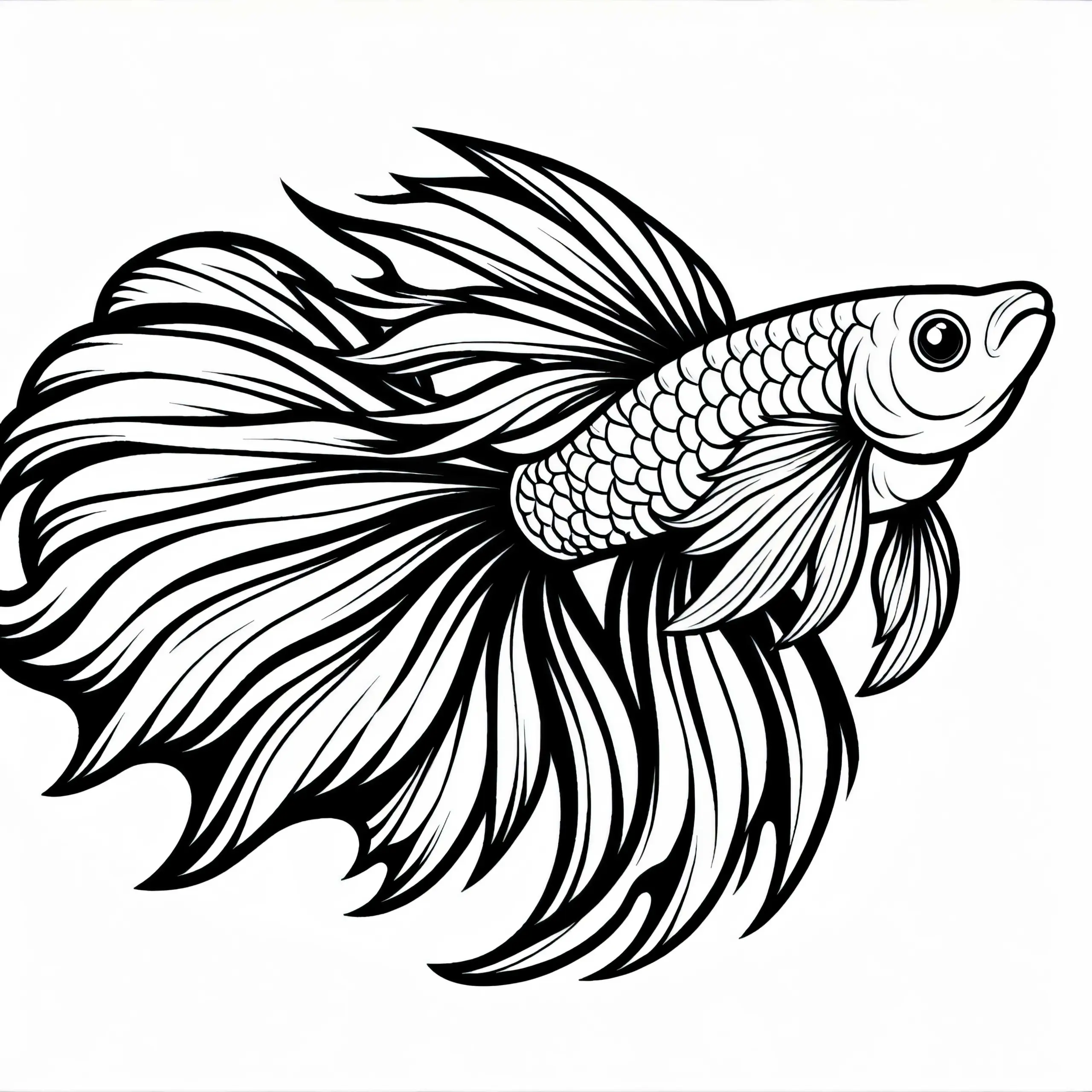 Guppy Ausmalbild Kostenlos