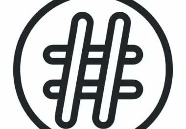 Malvorlage mit Hashtag-Zeichen kostenlos herunterladen