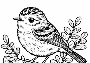 Heckensänger Vogel Europa Malvorlage Kostenlos
