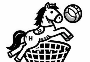 Horseball Ausmalbild Einfach Kostenlos