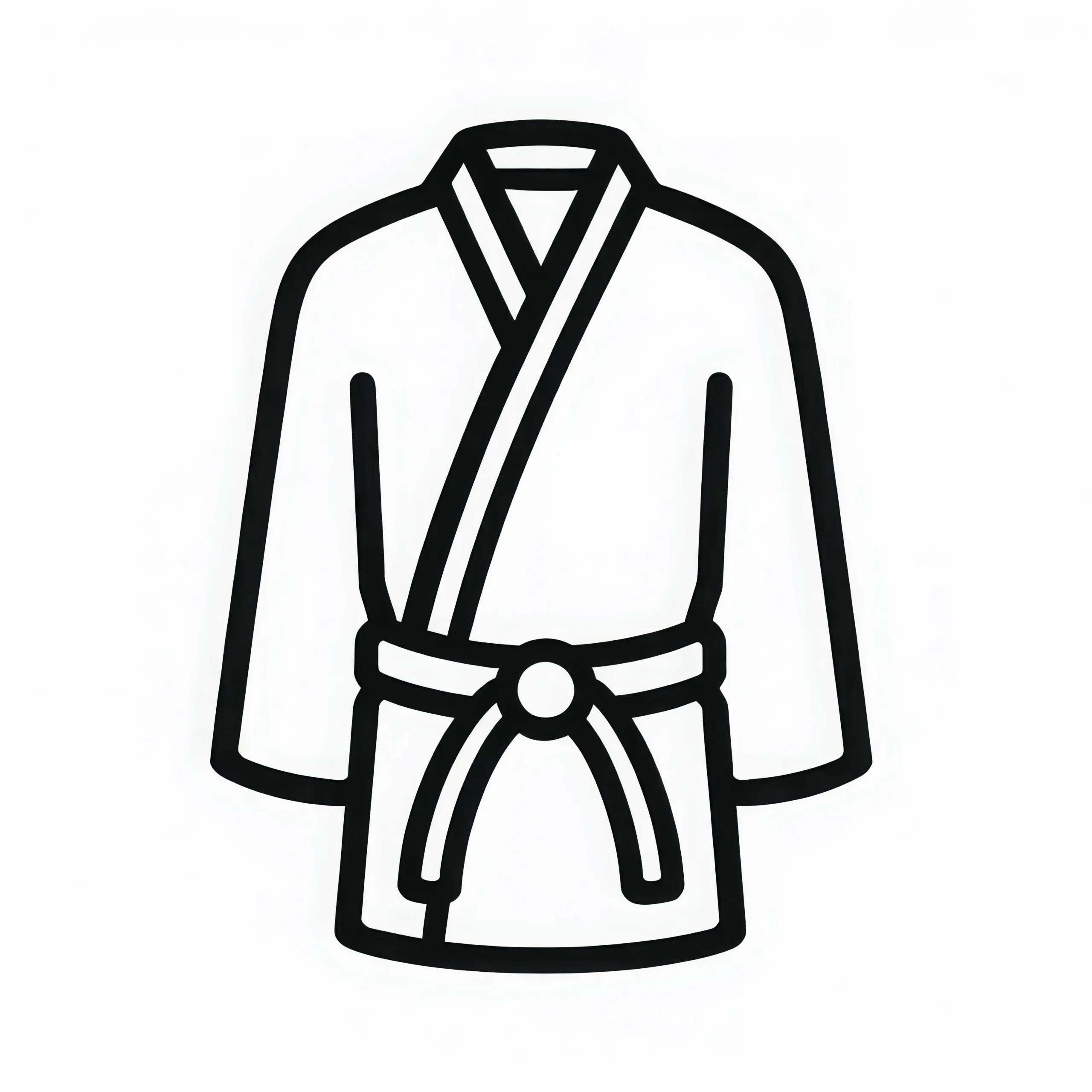 Karate Trainingsanzug Ausmalbild Einfach Gratis