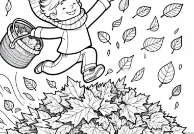 Herbst-Ausmalbilder herunterladen oder online ausmalen