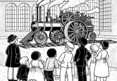 Industrielle Revolution: Ausmalbilder kostenlos ausmalen