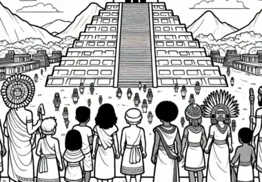 Die Azteken: Ausmalbilder kostenlos ausmalen