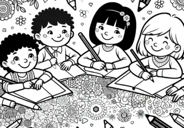 Spielsachen für die Kreativität: Ausmalbilder