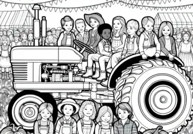 Landwirtschaftsmaschinen: kostenlose Ausmalbilder
