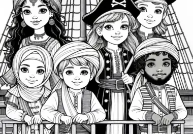 Piratenschiffe: kostenlose Ausmalbilder