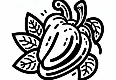 Kirschpaprika Malvorlage Kostenlos