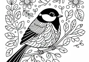 Kohlmeise Malvorlage Vogel Gratis