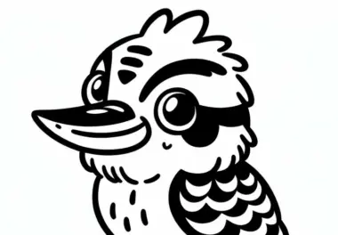 Vögel in Australien & Ozeanien: Ausmalbilder kostenlos