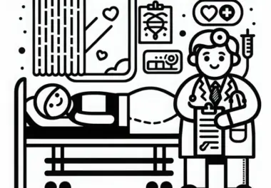 Krankenhausbett Malvorlage Einfach Gratis