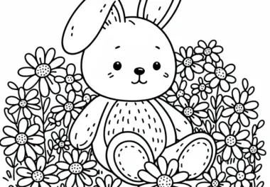Kuscheltiere: Ausmalbilder kostenlos