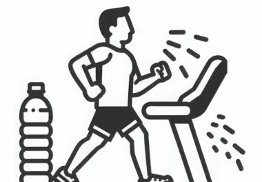 Ausmalbild Laufband im Fitnessstudio: Einfach und Kostenlos