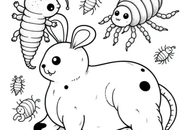 Laus Ausmalbild Gratis herunterladen