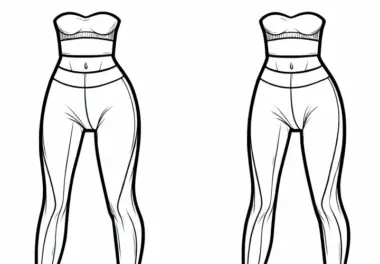 Leggings Malvorlage für Kleidung – Kostenloses Ausmalbild