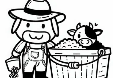 Lustiges Ausmalbild für Tierpfleger – Kostenloses Download-Angebot