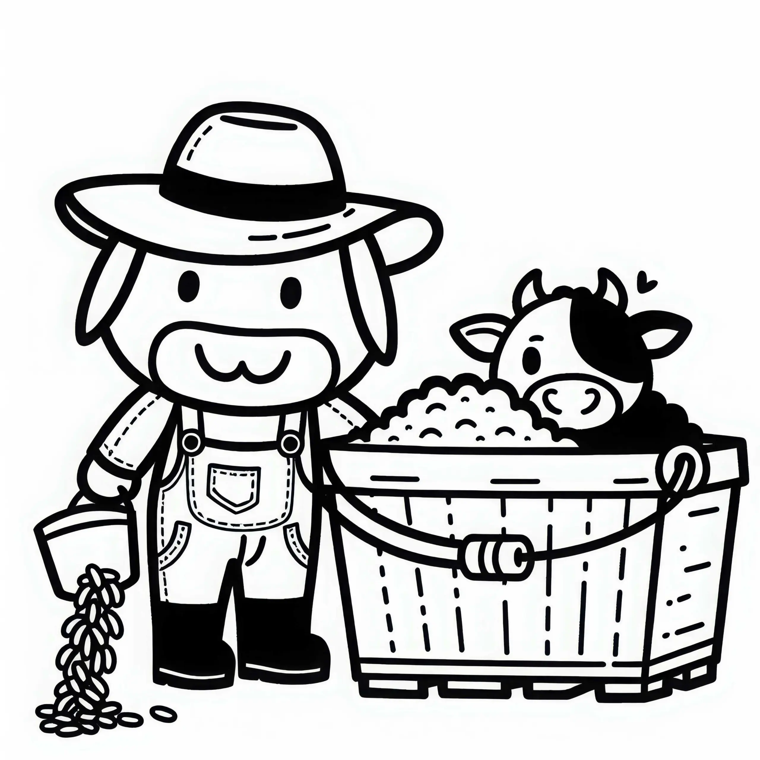 Lustiges Ausmalbild für Tierpfleger – Kostenloses Download-Angebot