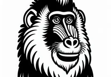 Mandrill: kostenlose Ausmalbilder