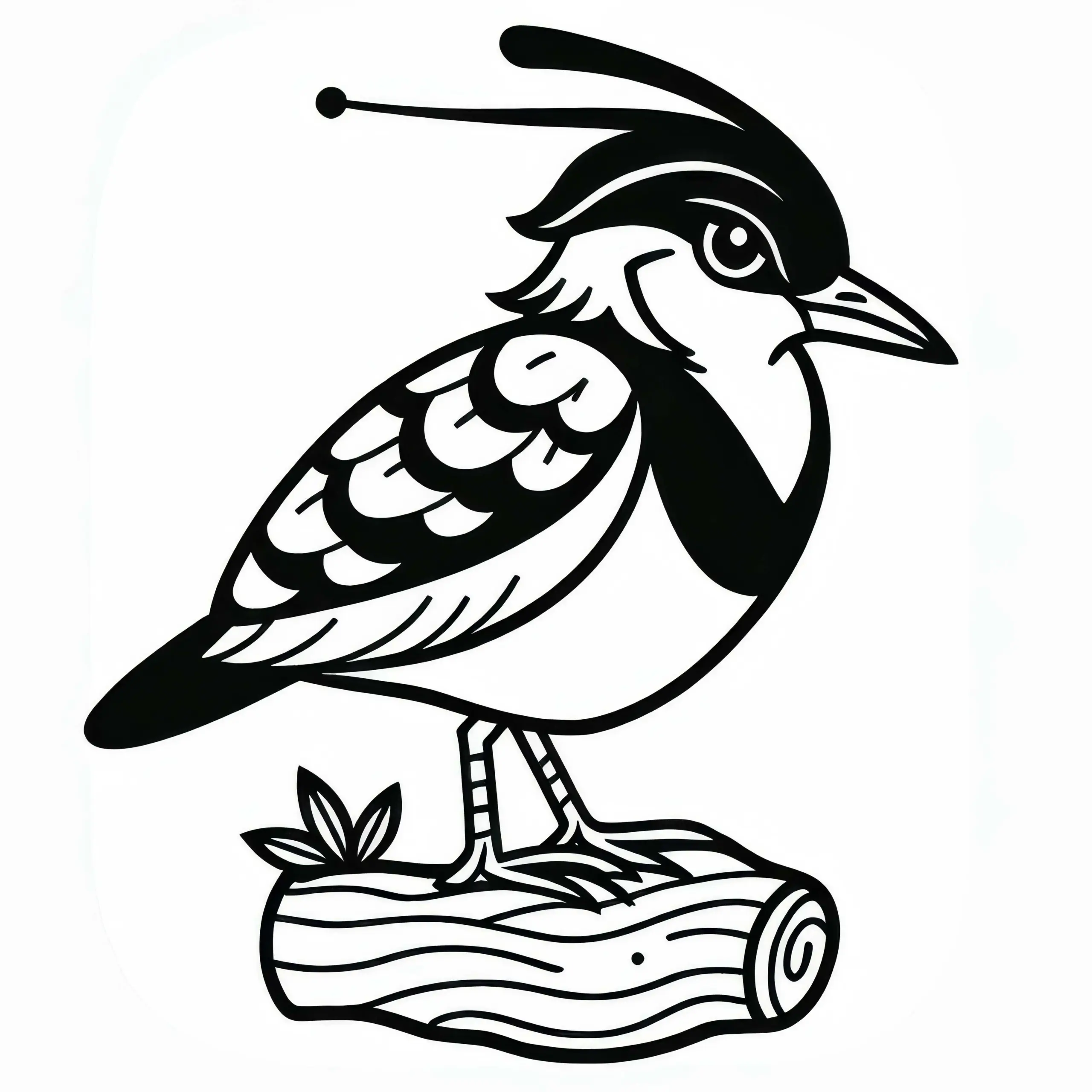 Maskenkiebitz – Ausmalbild eines Vögels aus Australien und Ozeanien kostenlos herunterladen