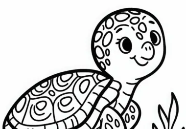 Meeresschildkröten: kostenlose Ausmalbilder