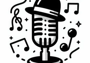 Mikrofon für Musiker – Ausmalbild Kostenlos