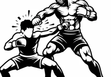 Ausmalbild von MMA-Kämpfer zum kostenlosen Download