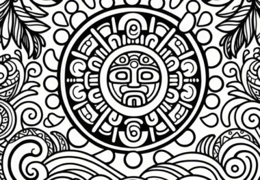 Muluc Wasser Malvorlage Sternzeichen Maya Kostenlos