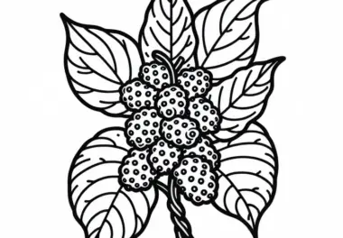 Noni – Indische Maulbeere Ausmalbild Kostenlos