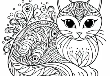 Ocicat Malvorlage Katze Kostenlos Herunterladen