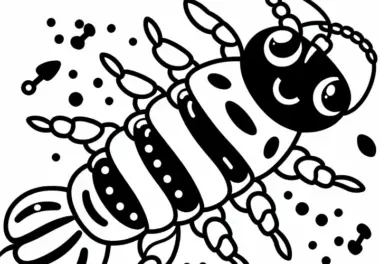 Ohrwurm: kostenlose Ausmalbilder