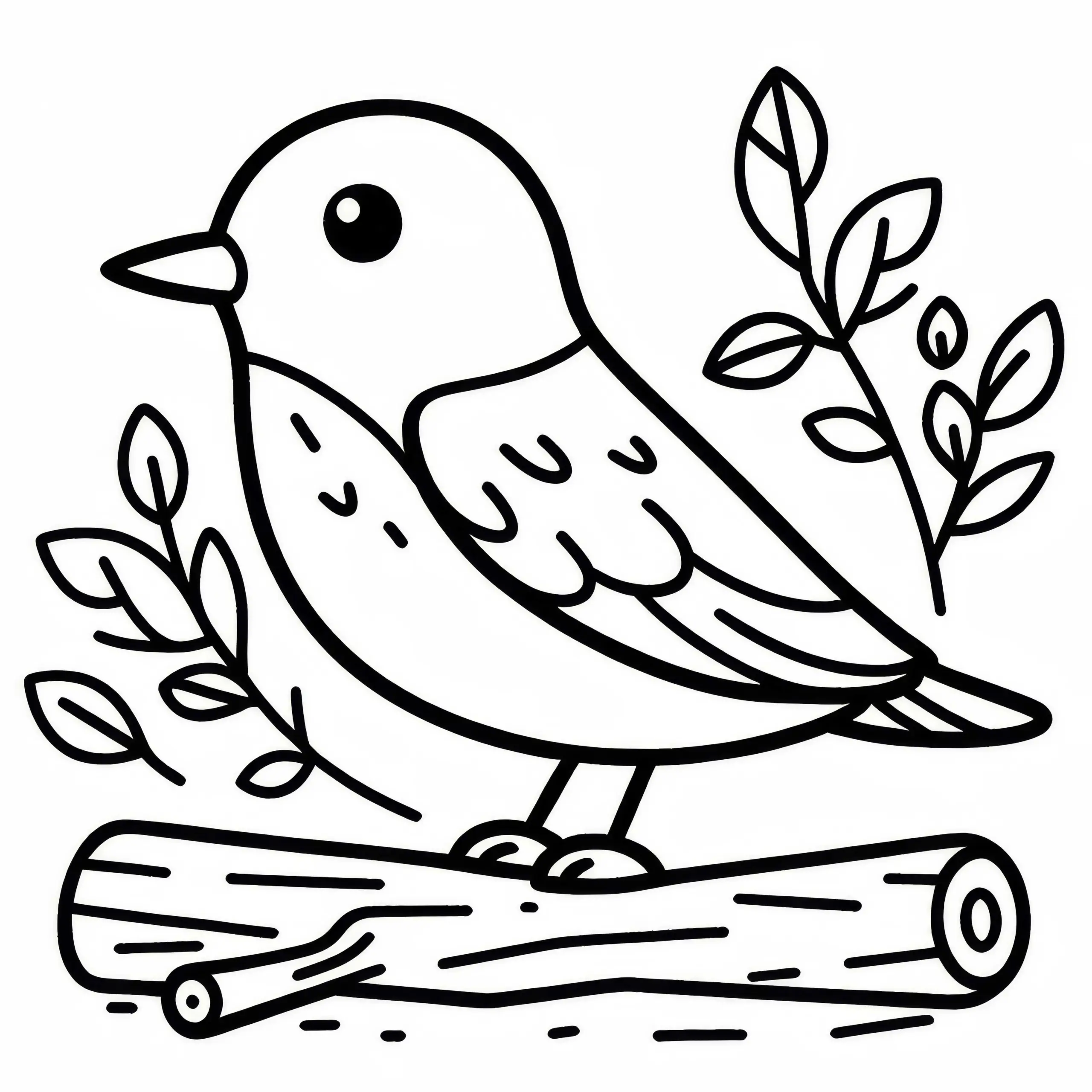 Pirol Vogel Europa Malvorlage Kostenlos (Ausmalbild)