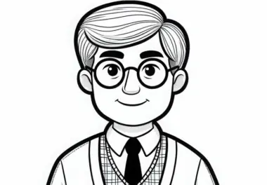 Professor Ausmalbild Kostenlos herunterladen und online ausmalen