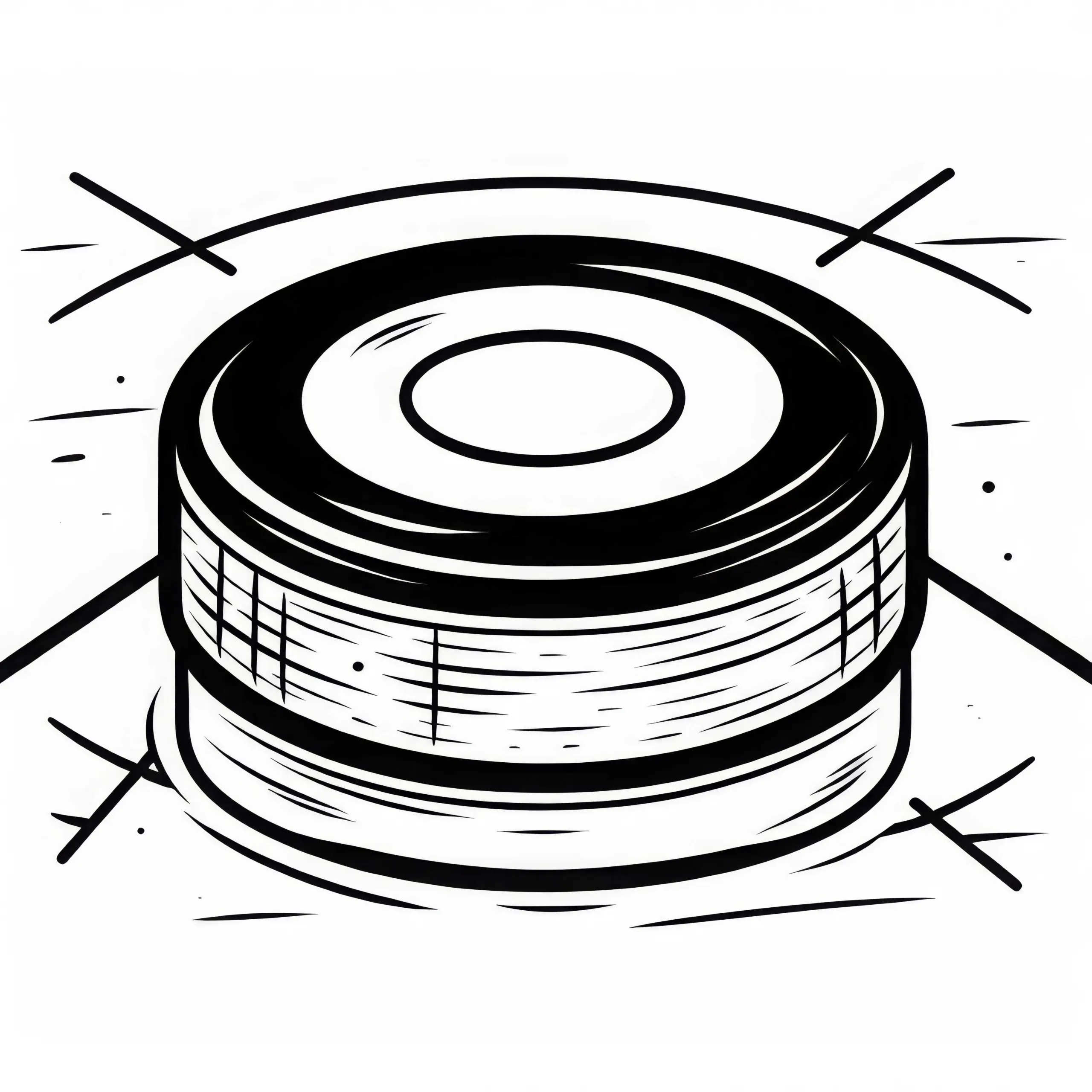 Puck Eishockey Ausmalbild Einfach Gratis