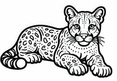 Puma: kostenlose Ausmalbilder