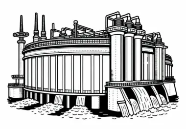 Pumpspeicherkraftwerk Malvorlage Kostenlos