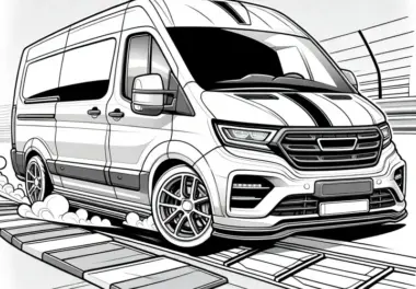 Reisemobile und Wohnwagen: Ausmalbilder & Malvorlagen