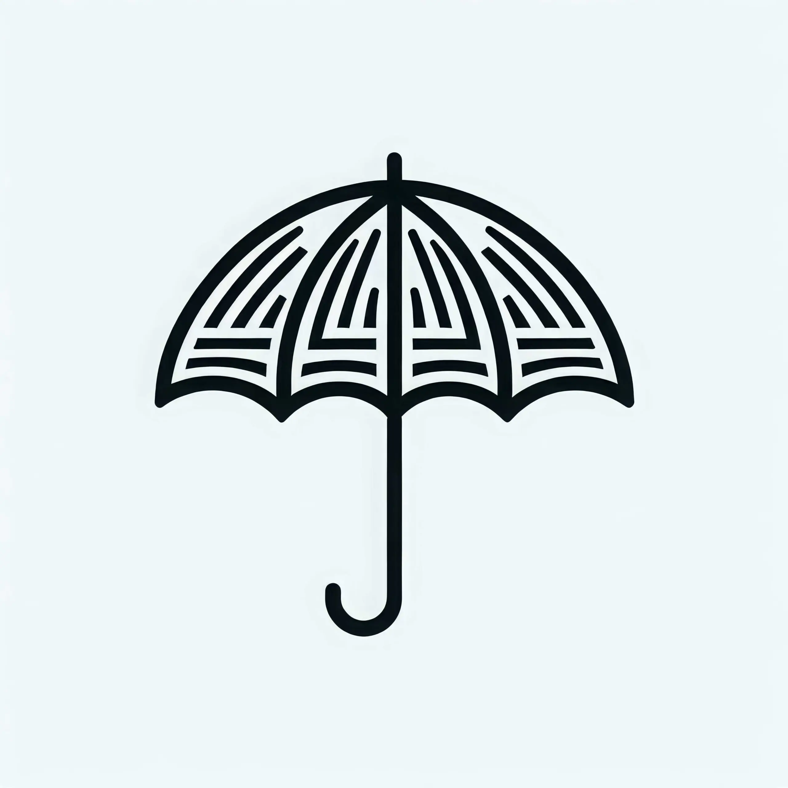 Regenschirm Ausmalbild Kostenlos – Kreatives Symbol für Klein und Groß