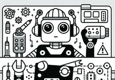 Roboterbauteile Malvorlage Einfach Kostenlos