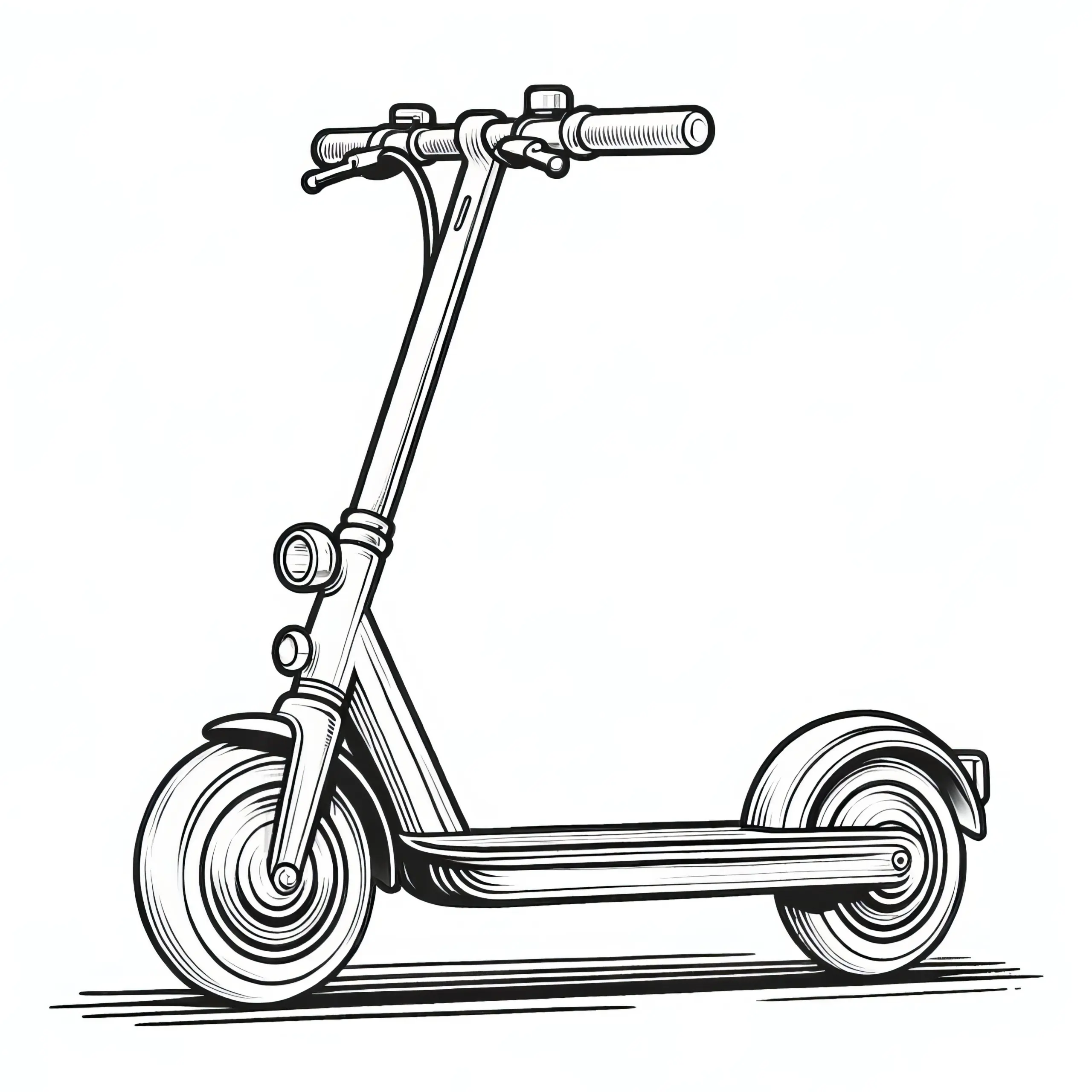 Roller Ausmalbild: Kostenloser Download mit kreativen Möglichkeiten