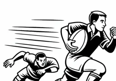 Rugby: kostenlose Ausmalbilder