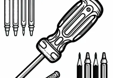 Schraubendreher für Instrumentenreparaturen Ausmalbild – Kostenlos herunterladen und online ausmalen